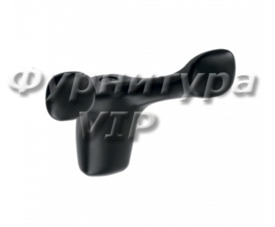 Крючок Gamet WZ-TOLED-B0-20M, материал Замак, цвет Чёрный, отделка Черный, 79*58,5*38 мм