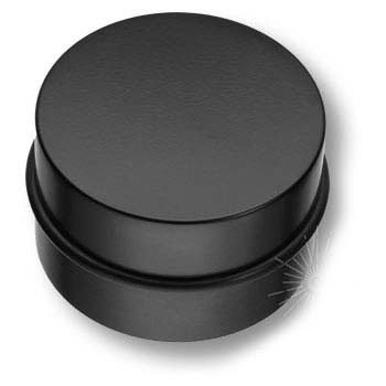 Дверной ограничитель напольный DS1022 0080 AL6-P6, материал Железо, отделка Черный, 51*d=86 мм