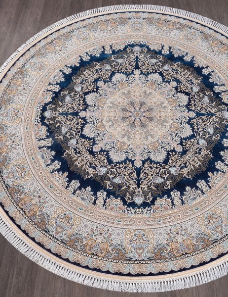 Ковер Farsi 1500 G267 dark blue круг