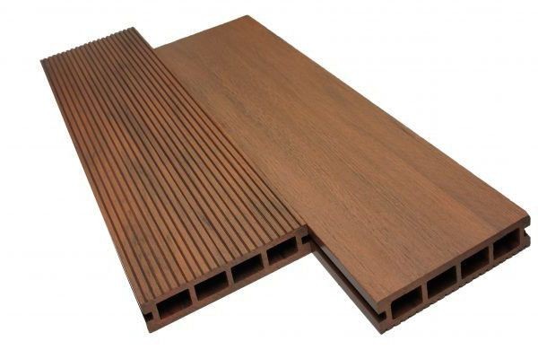 Террасная доска из ДПК WOODVEX Select в цвете Палисандр