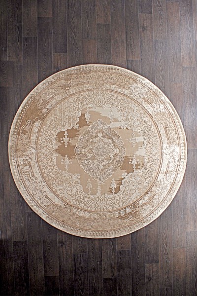 Ковер Armina 3704A brown круг