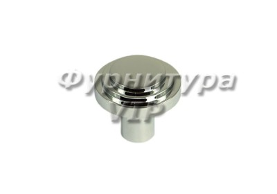 Ручка кнопка Linea Cali "CHIC" CR 20201670PB024 mm, материал Латунь, отделка Хром, 25*d=24 мм