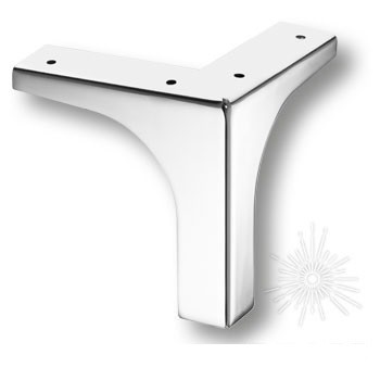 Опора мебельная ESL 313-115 Chrome, материал Замак, отделка Хром