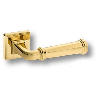 Дверная ручка на квадратной розетке HA233RO17 GL RODIN, материал Замак, отделка Золото