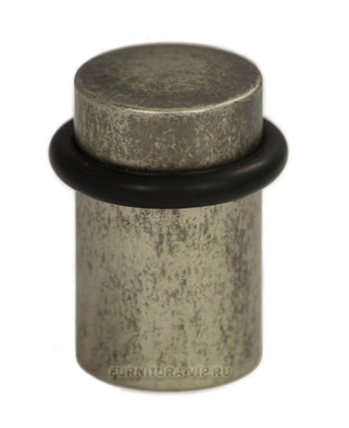 Ограничитель напольный 92/G-HIGH-EF, материал Латунь, отделка Серебро, 42*27 мм