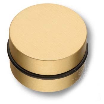 Дверной ограничитель напольный DS1022 0080 BB-P6, материал Железо, отделка Золото, 51*d=86 мм