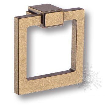 Ручка кольцо BU 014.50.12, материал Замак, отделка Бронза, 20*50*50 мм