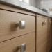 Ручка кнопка 920-35 CS, материал Латунь, отделка Хром, 35*35*36,5 мм