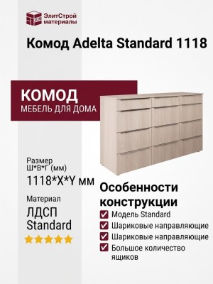 Комод Adelta Standard 1118