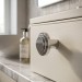 Ручка кнопка Linea Cali "CHIC" CR 20201670PB034 mm, материал Латунь, отделка Хром, 30*d=34 мм