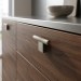 Ручка кнопка Viefe GRAF MINI 0430060L24, материал Замак, отделка Сталь, 60*33*10 мм