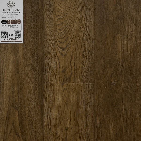 Кварцвиниловая плитка Invictus коллекция Maximus DryBack 45 New England Oak Toffee