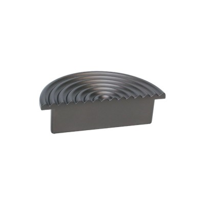 Ручка кнопка M4654.064.MBN, материал Замак, отделка Графит, 88*44*24 мм