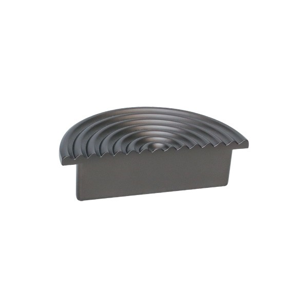 Ручка кнопка M4654.064.MBN, материал Замак, отделка Графит, 88*44*24 мм