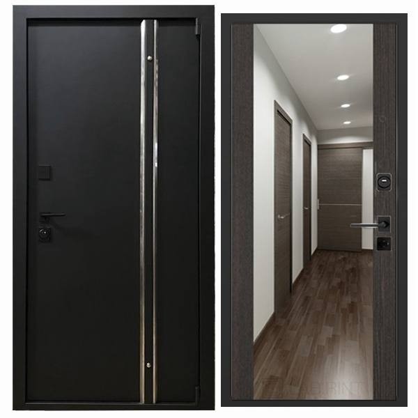 Дверь входная «Стальной Дуэт», внутренняя панель Н-108 (дуб серый)