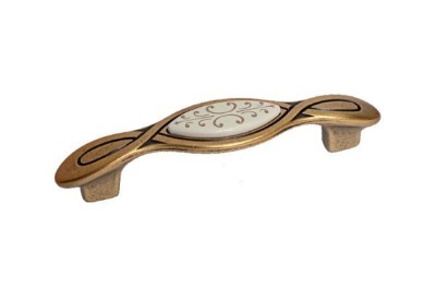 Ручка-скоба 9.1350.0096.25-113, материал Замак Пластик, отделка Бронза, 123x25x26 мм