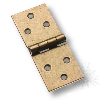 Петля карточная 3400-22, материал Замак, отделка Бронза, 90*37*2 мм