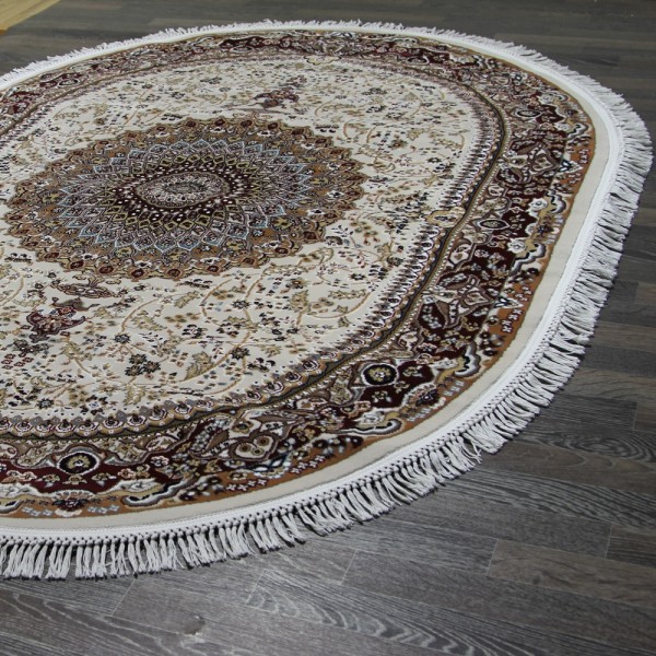 Ковер Shahreza d205 cream-red овал