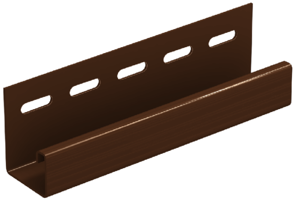 J-планка Ю-пласт, Классический коричневый вариант.