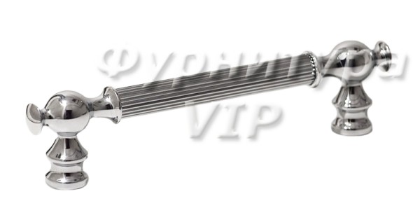 Ручка скоба ORION-02-08 128 мм хром, материал Латунь, отделка Хром, 160*18*37 мм