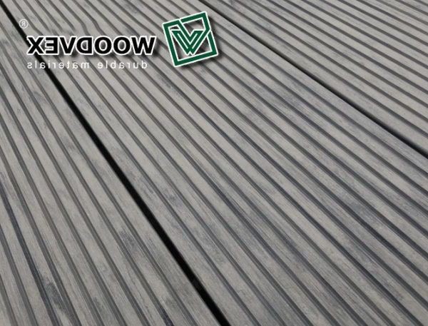 Террасная доска WOODVEX Select из ДПК Серый дым