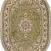 Ковер Aravia D158 green овал