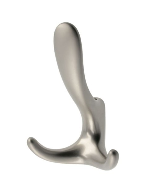 Крючок WZ-CORDOBA-06, материал Замак, отделка Никель, 130*78*60 мм