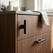Ручка кнопка Viefe GRAF MINI 0430060L30, материал Замак, цвет Чёрный, отделка Черный, 60*33*10 мм