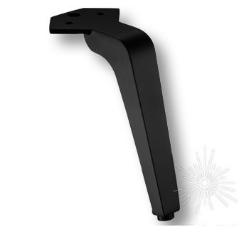 Опора мебельная ESL 450-145 Black, материал Замак, цвет Чёрный, отделка Черный