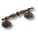 Ручка скоба 0423130 BRONZE ETRUSCO, материал Латунь, отделка Бронза, 130*30*35 мм