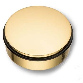 Дверной ограничитель напольный DS1023 0100 GL-P6, материал Железо, отделка Золото, 41*d=106 мм