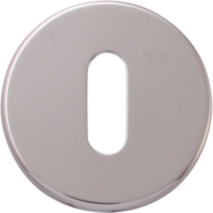 Дополнительные розетки для замка с межкомнатным ключом  Cab CP (50PVC), материал Замак, отделка Хром, d=50 мм