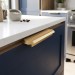 Ручка скоба SYSTEM 9022 0096 BB, материал Алюминий, отделка Золото, 26*35*136 мм