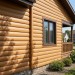 Виниловый сайдинг NORDSIDE, Лапландия под бревно, Имбирь