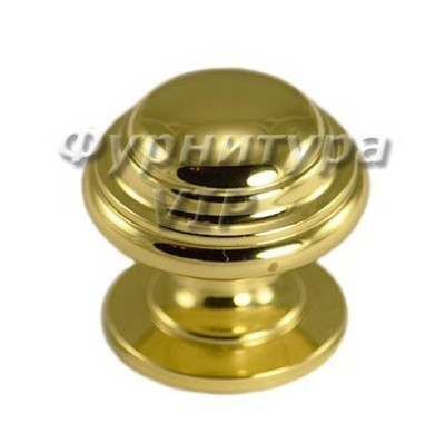 Ручка кнопка Cotalli 38733OLV, материал Латунь, отделка Золото, d=25 мм