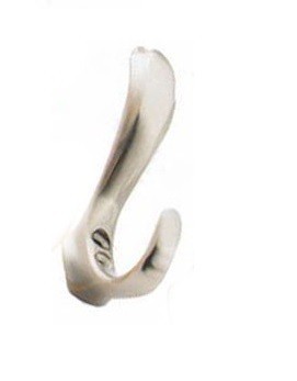 Крючок 1425-006/cornice, материал Латунь, отделка Никель, 95*17*58 мм