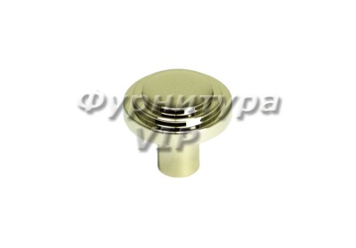 Ручка кнопка Linea Cali "CHIC" NL 20201670PB024 mm, материал Латунь, отделка Никель, 25*d=24 мм