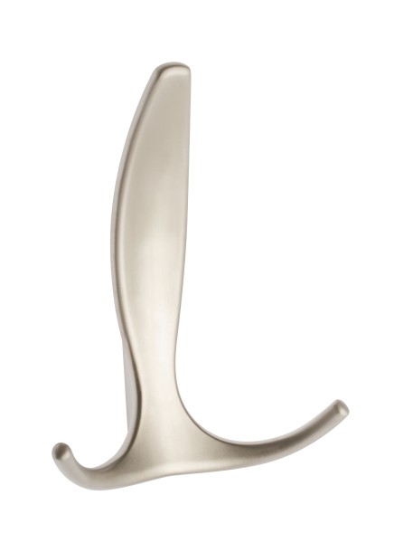 Крючок WZ-E-018-02, материал Замак, отделка Никель, 101*75*35 мм