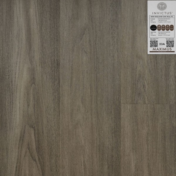 Кварцвиниловая плитка Invictus коллекция Maximus DryBack 93 New England Oak Misty