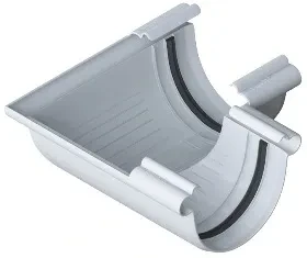 Угол желоба 90°, Альта-Профиль, Элит Белый