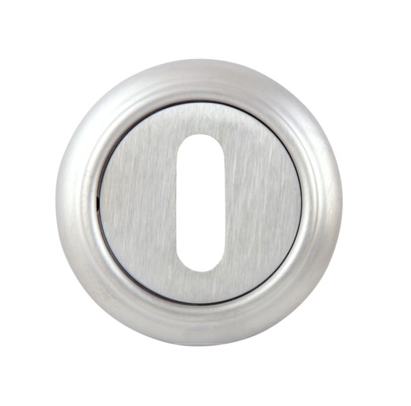 Дополнительные розетки для замка с межкомнатным ключом CAB 50 V SC, материал Латунь, отделка Хром, d=50 мм