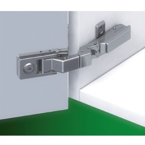 Петля Tiomos Mirro универсальная для зеркальных фасадов 90/125° без амортизатора DF047140326217, отделка Никель
