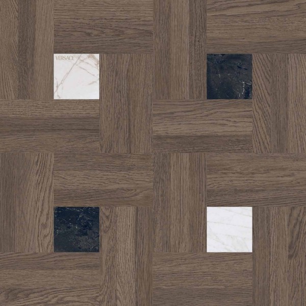 Versace Leatherwood Chesterfield Ebony Nat.3D 60x60 PF60020119