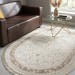 Ковер Zarina M101B cream - cream овал 200x290