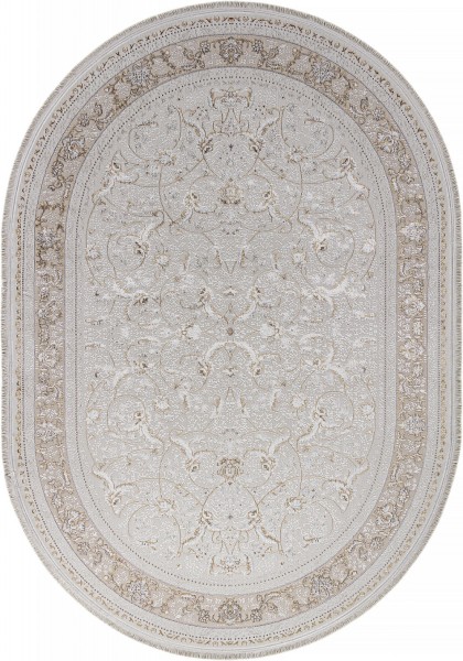 Ковер Zarina M101B cream - cream овал