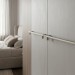 Ручка скоба Citterio Giulio 8.1149.1172.34-33, материал Замак, отделка Никель, 1214*10*30 мм