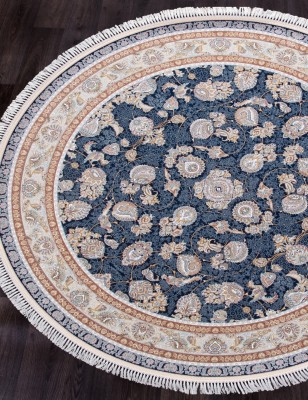 Ковер Farsi 1500 G136 dark blue круг 300x300