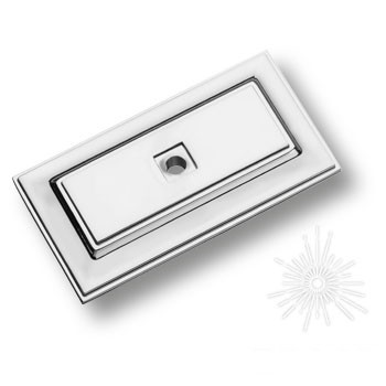 Ответная часть для ручки 3200 и 3130, 3041 0070 PN, материал Замак, отделка Никель, 70*37*8 мм