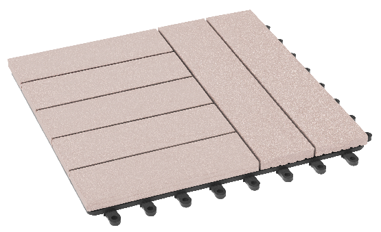 Модульный паркет ДПК GRINDERDECO Комфорт 4 Светлый дуб