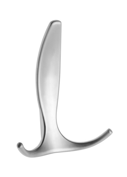 Крючок WZ-E-018-05, материал Замак, отделка Хром, 101*75*35 мм